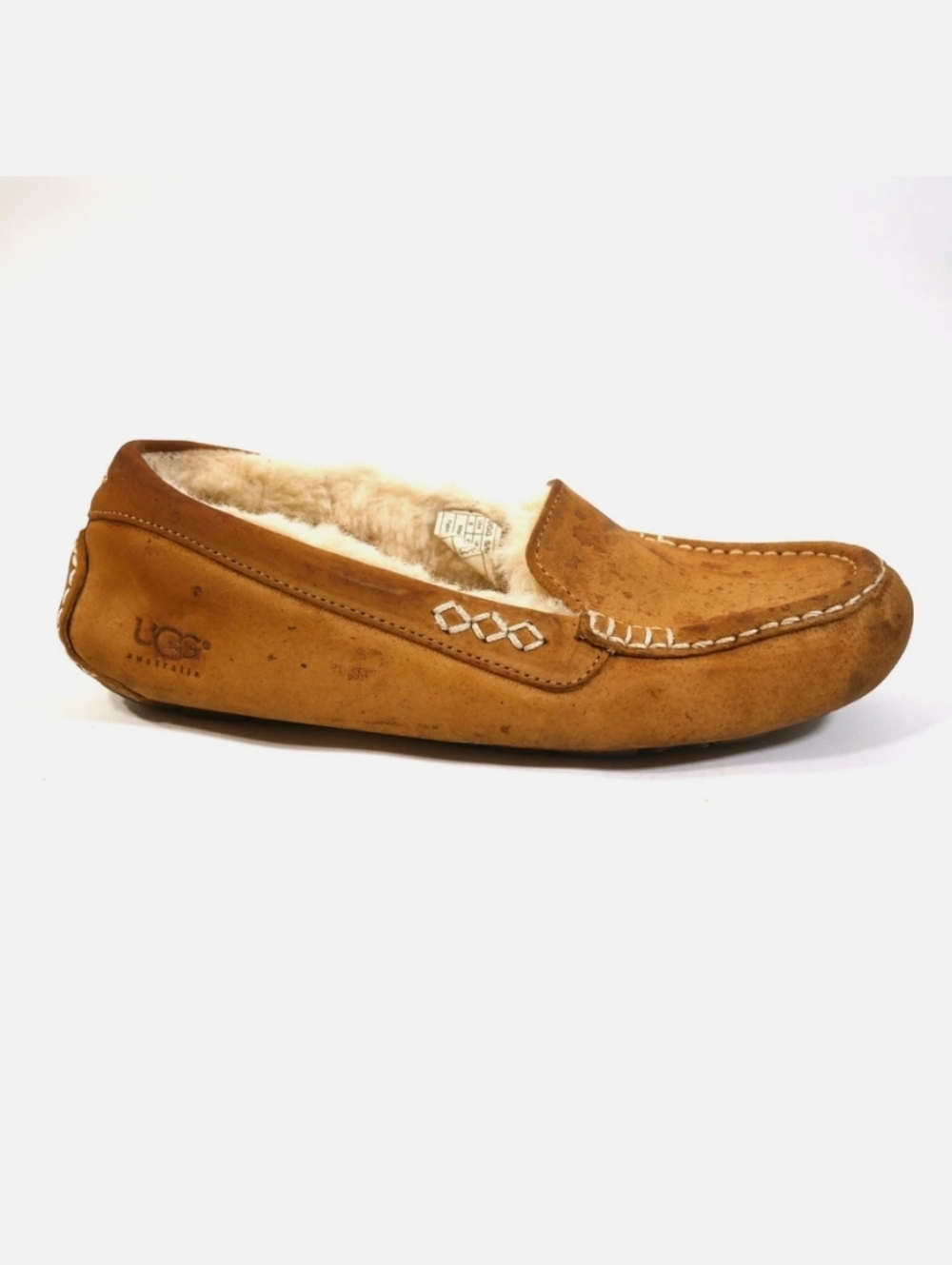 Womens Sz 8 Ugg Ansley Slippers Shoes Slip On in Chestnut